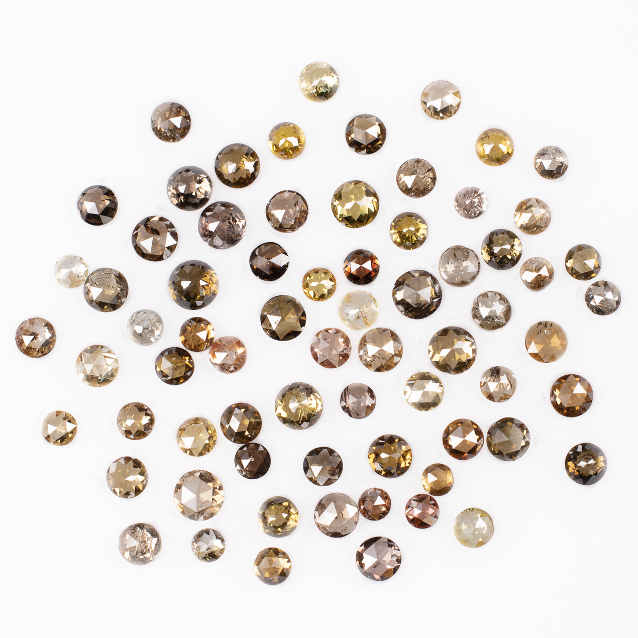Details about   Rose Cut Diamond Champagne Rough Raw Diamond Faceted Cabochon 1mm-2mm 25Pcs NR00