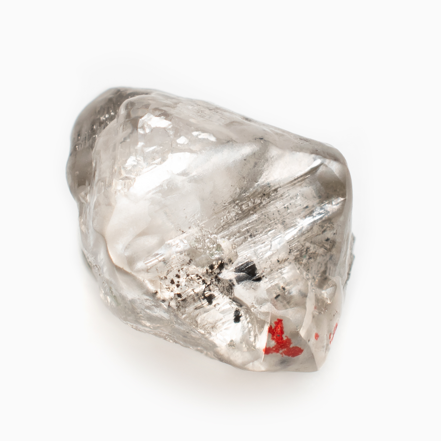Rough white best sale diamond