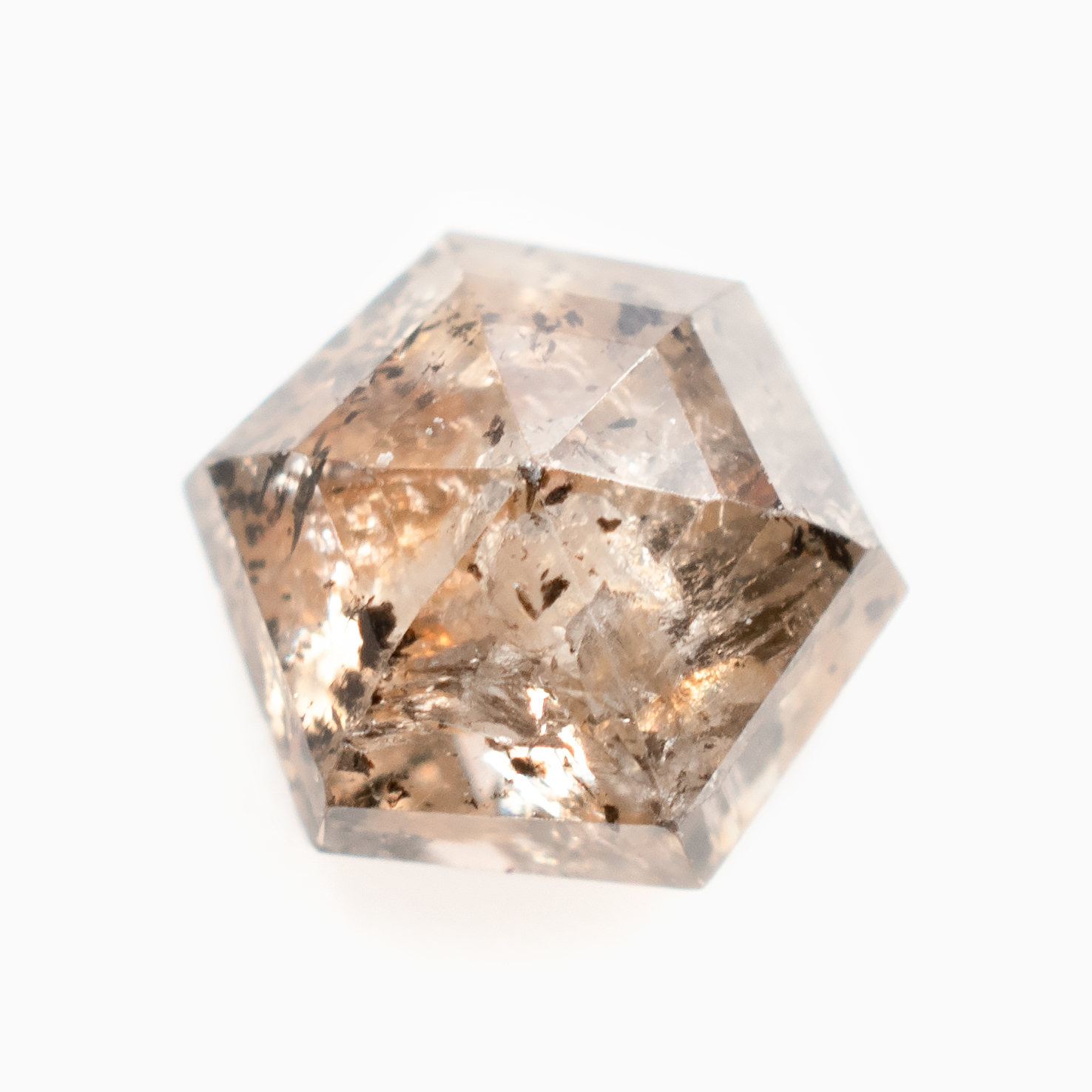 Rose Cut | Peach Hexagon 0.25ct – Rough Diamond World