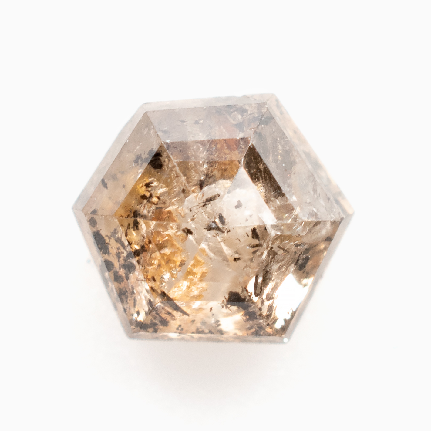 Rose Cut | Peach Hexagon 0.25ct – Rough Diamond World