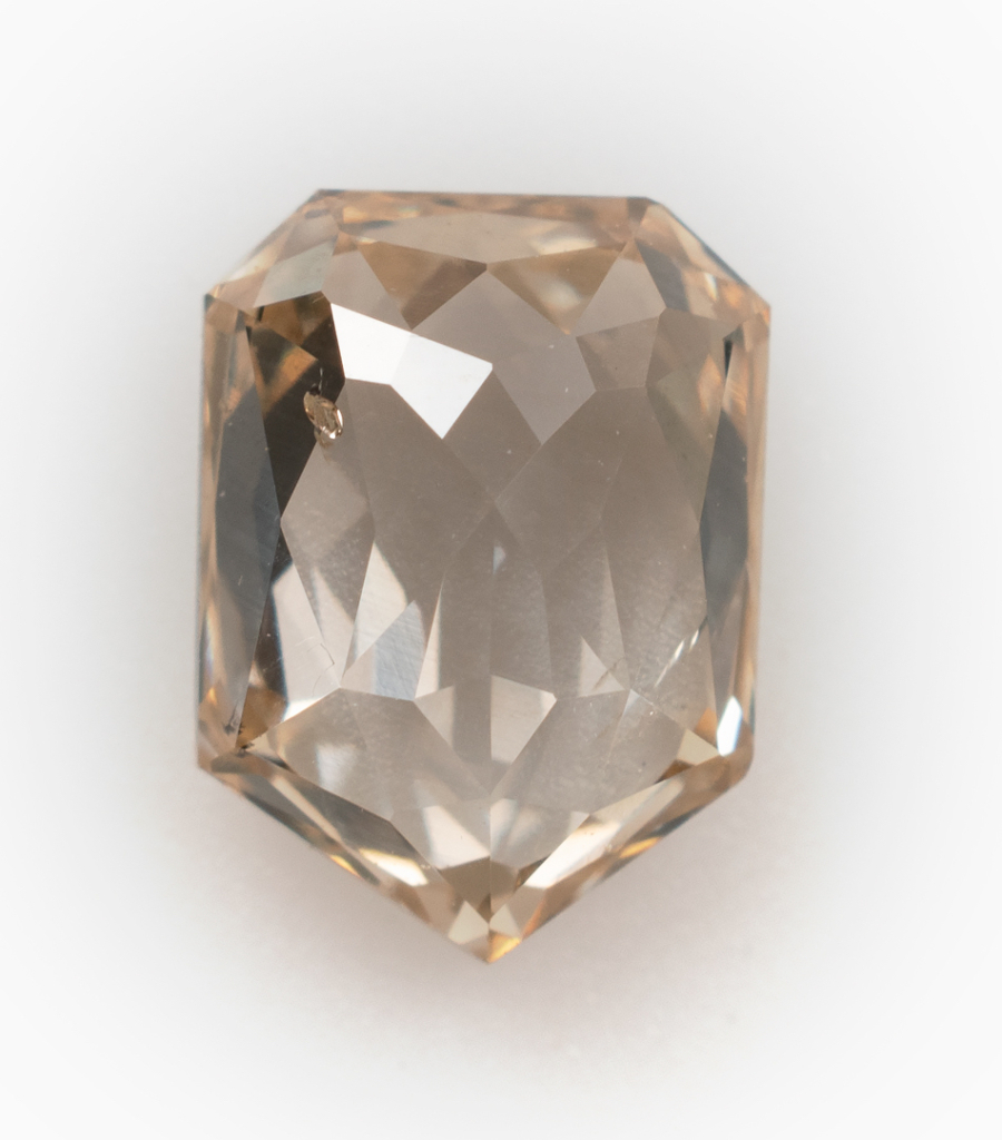 NUTS　Briesta Champagne Diamond 1.01ct 6.25mm ROUND BRILLIANT CUT CHAMPAGNE DIAMOND